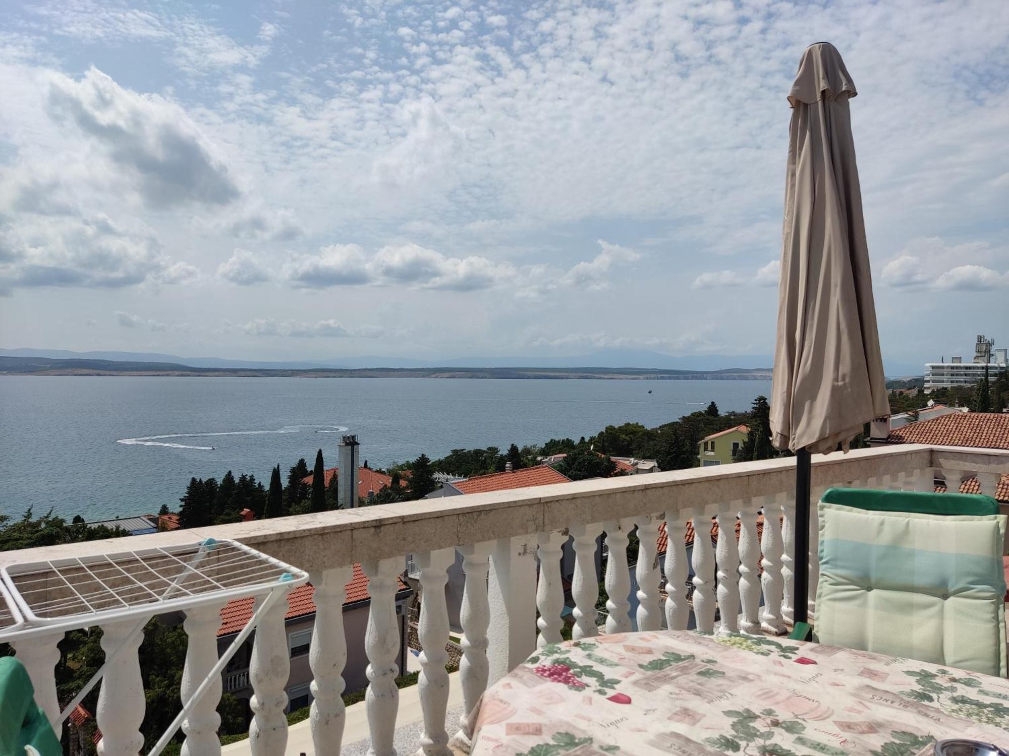 Panorama View Close Sandy Beach 100M To Talasoterapija, Crikvenica Exterior photo